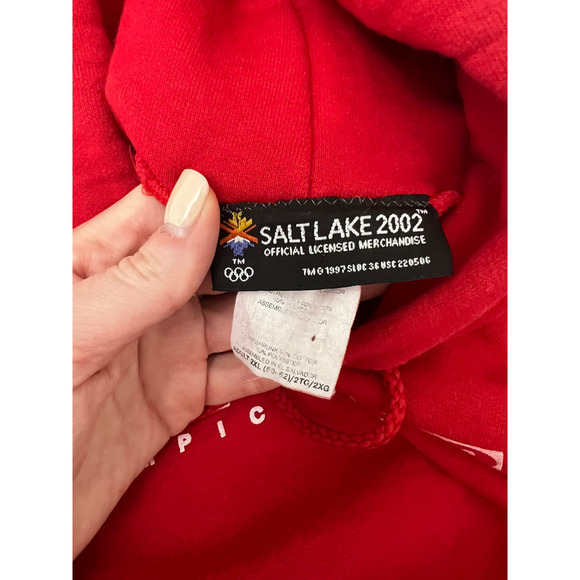 Vintage Salt Lake City 2002 Olympic Sweatshirt, Size 2XL - Picture 3 of 7
